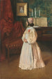 Portrait af min datter Alice - William Merritt Chase — visning af kunstværket