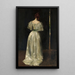 Dame fra det 17. århundrede - William Merritt Chase — indrammet kunstværk på væggen