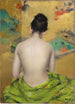 Farvetone studie af hud og guld - William Merritt Chase — visning af kunstværket