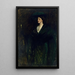 La dame émeraude - William Merritt Chase — indrammet kunstværk på væggen