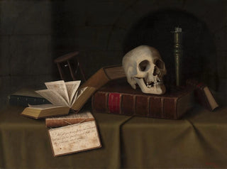 William Michael Harnett - Memento Mori To This Favour.webp