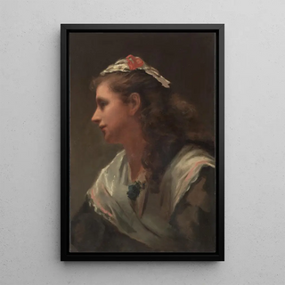 William Morris Hunt - His First ModelMiss Russell.webp