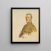 John Joseph Pershing - William Orpen — indrammet kunstværk på væggen