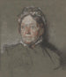 Portrait af Annie, kunstnerens mor - William Orpen — visning af kunstværket