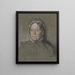 Portrait af Annie, kunstnerens mor - William Orpen — indrammet kunstværk på væggen