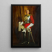 Portrait af Avenal St George - William Orpen — indrammet kunstværk på væggen