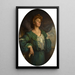 Portrait af Mary Lady Gerard i grøn kjole - William Orpen — indrammet kunstværk på væggen