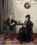 Portrait af kunstnernes forældre - William Orpen — visning af kunstværket