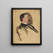 Portrait af Constantin Fehrenbach - William Pape — indrammet kunstværk på væggen