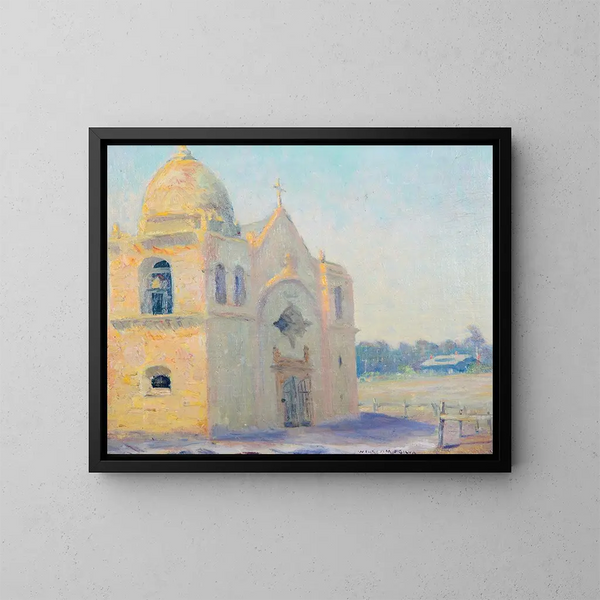 Mission de Carmel - William Posey Silva — indrammet kunstværk på væggen
