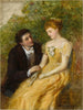 Une étude pour I Verandaen, et kritisk øjeblik - William Powell Frith — visning af kunstværket