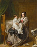 tenbønner før sengetid - William Powell Frith — visning af kunstværket