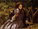 haveblomster, der danner en buket - William Powell Frith — visning af kunstværket