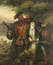 Henri VIII og Anne Boleyn jagter i skoven i Windsor - William Powell Frith — visning af kunstværket