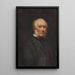 Selvportræt i en alder af 83 år - William Powell Frith — indrammet kunstværk på væggen