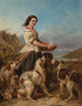 La fille du garde-chasse - William Powell Frith — visning af kunstværket