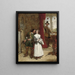 La fille des puritains - William Powell Frith — indrammet kunstværk på væggen