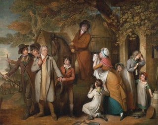 William Redmore Bigg - The Severe Steward Or Unfortunate Tenant.webp