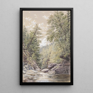 William Rickarby Miller - Catskill Clove in Palingsville.webp