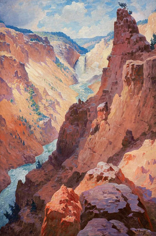 William Robinson Leigh - View of the Grand Canyon of the Yellowstone.webp