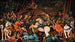 Fantaisie af La Bataille de Paolo Uccello, forstudie - William Scharff — visning af kunstværket