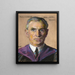 Frederick S. Jones B. A. 1884 Doyen du Yale College 1909 - William Sergeant Kendall — indrammet kunstværk på væggen