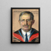 Williston Walker Professor i kirkehistorie 1901 22 Prévôt 1920 22 - William Sergeant Kendall — indrammet kunstværk på væggen