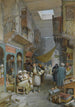 Bazar Suez - William Simpson — visning af kunstværket