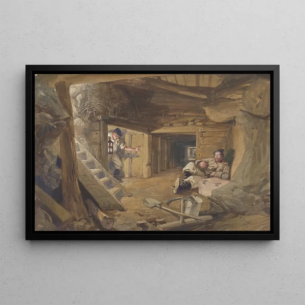 William Simpson - Mine in the Bastion du Mat Sebastopol Crimea.webp