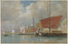 Navigation le Long du Molo à Venise - William Stanley Haseltine — visning af kunstværket