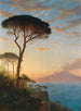 Le Vésuve au crépuscule - William Stanley Haseltine — visning af kunstværket