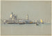 Vue gennem kanalen Giudecca mod Salute og Campanile di San Marco - William Stanley Haseltine — visning af kunstværket