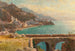 Vue de la côte amalfitaine, Italien - William Stanley Haseltine — visning af kunstværket