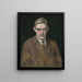Selvportræt - William Strang — indrammet kunstværk på væggen