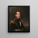 David Glasgow Farragut - William Swain — indrammet kunstværk på væggen
