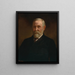 Benjamin Harrison - William Thomas Mathews — indrammet kunstværk på væggen