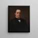 William McKinley - William Thomas Mathews — indrammet kunstværk på væggen