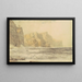 Château de Baldart, Kilkee, comté de Clare, Irland - William Trost Richards — indrammet kunstværk på væggen
