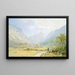 Franconia Notch New Hampshire - William Trost Richards — indrammet kunstværk på væggen