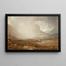 Orage passant île de Skye Écosse - William Trost Richards — indrammet kunstværk på væggen