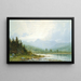 Coucher de soleil sur le mont Chocorua New Hampshire - William Trost Richards — indrammet kunstværk på væggen
