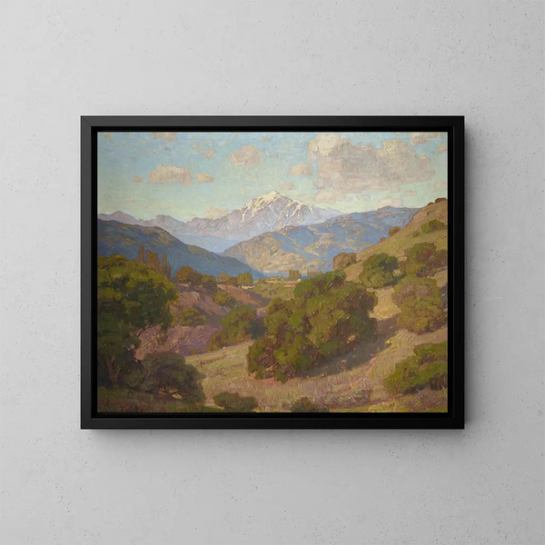 Mont San Antonio - William Wendt — indrammet kunstværk på væggen