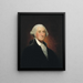 George Washington - William Winstanley — indrammet kunstværk på væggen
