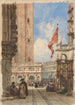 Place Saint-Marc i Venedig med Loggetta - William Wyld — visning af kunstværket