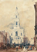 Vue de l'église Sainte-Marie à Londres - William Wyld — visning af kunstværket