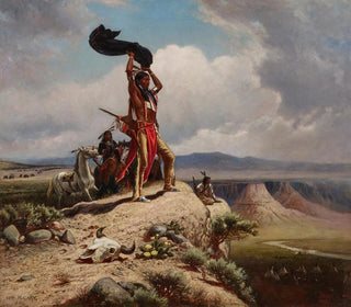 William de la Montagne Cary - The Buffalo Signal Game in Sight.webp