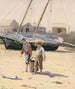 En kurv med muslinger - Winslow Homer — visning af kunstværket