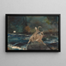 Un bon coup, Adirondacks - Winslow Homer — indrammet kunstværk på væggen