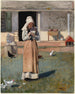 En syg kylling - Winslow Homer — visning af kunstværket