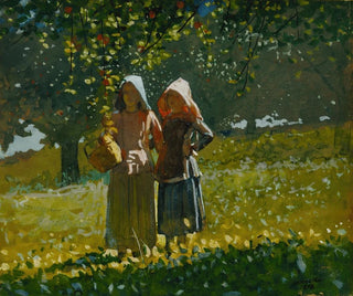 La cueillette des pommes - Winslow Homer — visning af kunstværket